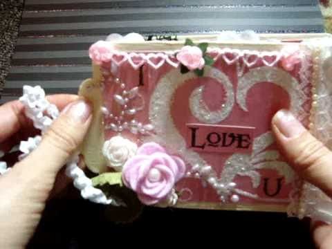 Project #2: 'I Love You' Mini Album for the May Arts January Craft Challenge ~ Sweet Nothings