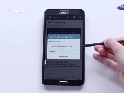 Samsung GALAXY Note 3 - Tutorial Scrapbook-App