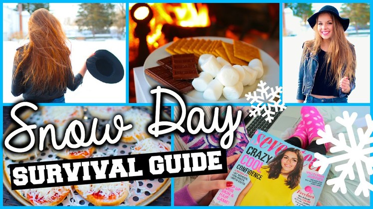 Snow Day: DIY Sleepover, Snacks, Activities & Winter Outfits!