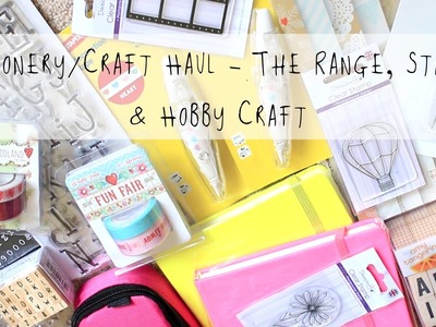Stationery.Craft Haul | The Range, Staples & Hobby Craft | MyGreenCow