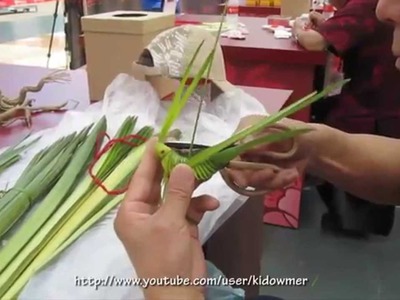 The Art of Folding a Bamboo Leaf Grasshopper