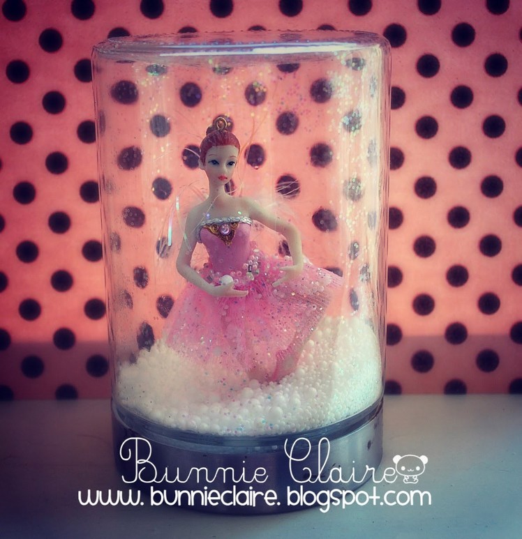 10 DIY Gifts: Gift idea 2 PART II : Homemade DRY snow globes (no water) ! PRETTY GIFT!