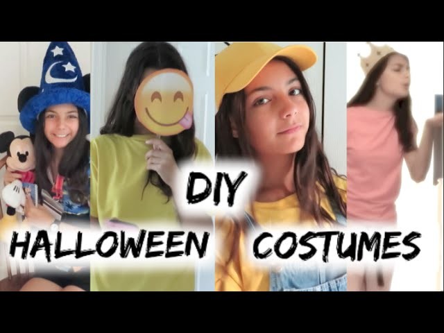 4 Quick & Easy DIY Halloween Costumes