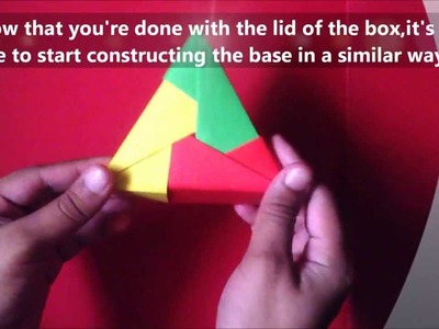#4 - USEFUL Modular Origami Triangle Box!