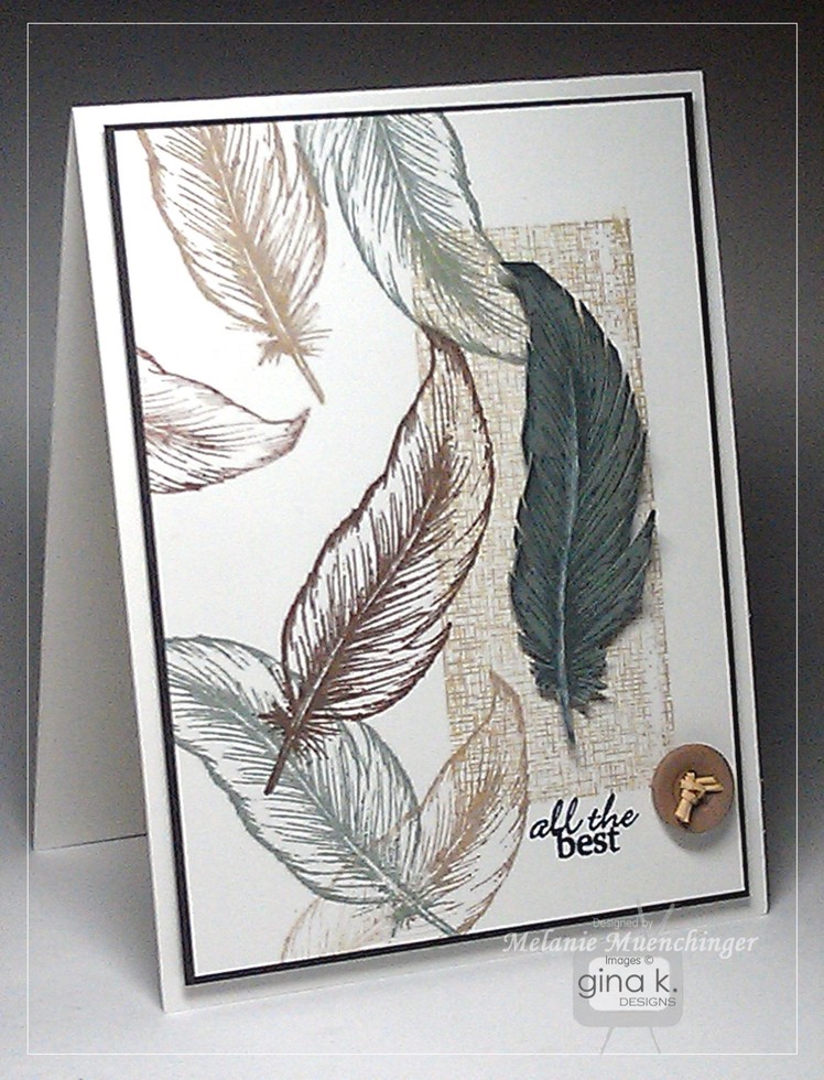 Crafting with Stamped Feathers