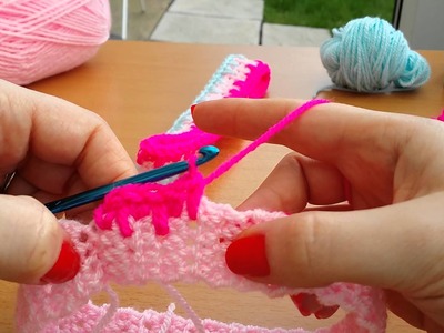 Crochet Baby Headband Tutorial 0-3mths Part 2