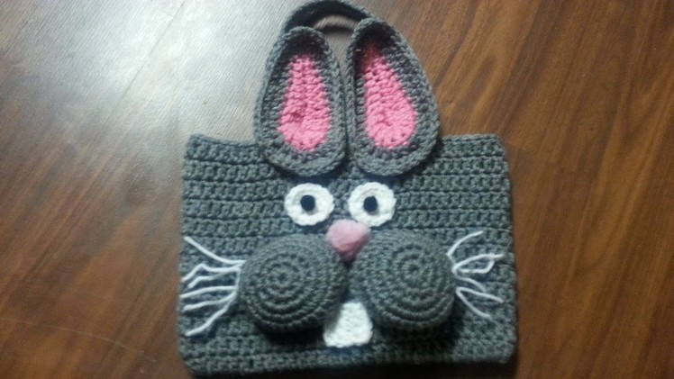 #Crochet Bag - #Crochet Bunny Bag Tutorial
