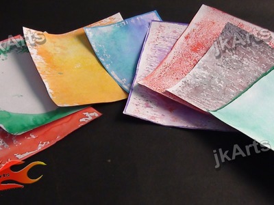 DIY Creating Designer paper for Greeting Cards - JK Arts 289