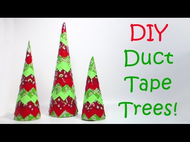 DIY Duct Tape Trees!