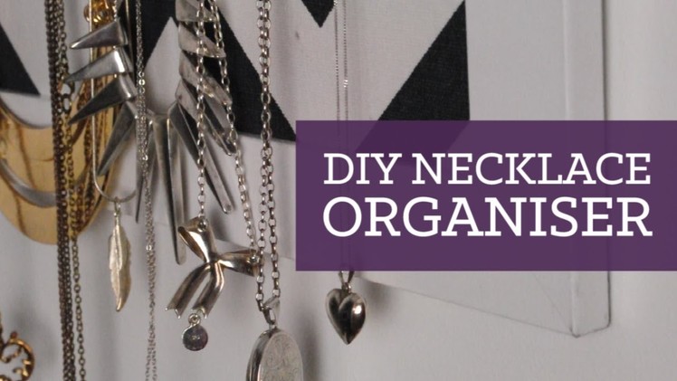 DIY necklace organiser & room decor | CharliMarieTV