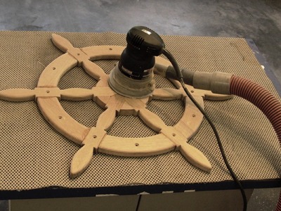 DIY - Ships Helm Steering Wheel - Nautical Decor