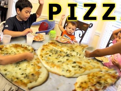 Family Pizza Night (an average day in our silly house)