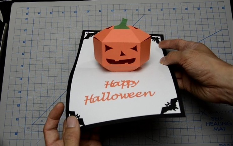 Halloween Pop Up Card: 3D Pumpkin Tutorial