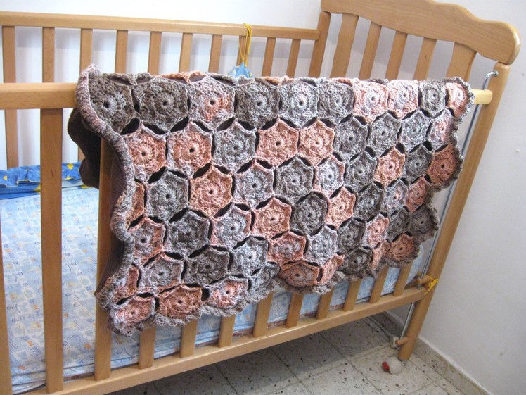 Hexagon Baby Blanket - Crochet Tutorial