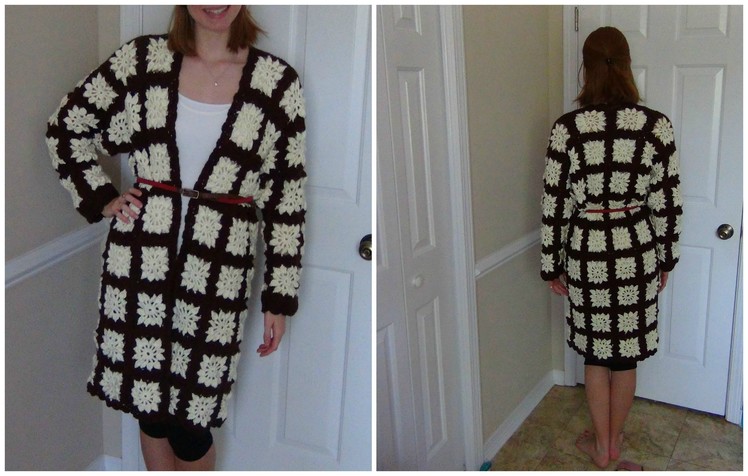 How to Crochet a Granny Square Jacket