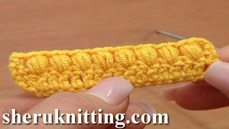 How to Crochet Puff Stitch Second Way Tutorial 37 Part 2 of 3 Crochet Basics