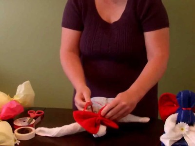 How to make a Dishtowel Angel (Towel Art) for Mother's Day