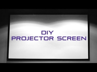 How to Make a DIY Projector Screen with Blackout Cloth