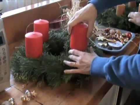 How to Make a German Advent Wreath