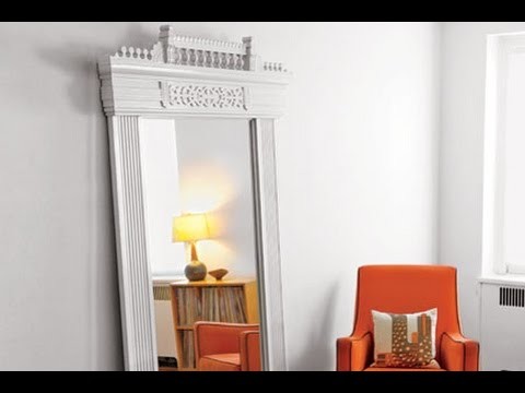 How to Make a New Mirror with Old Door Trim - This Old House
