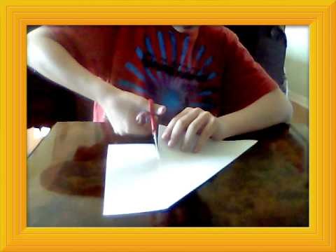 How to make a paper Ninja Star, the fast way.