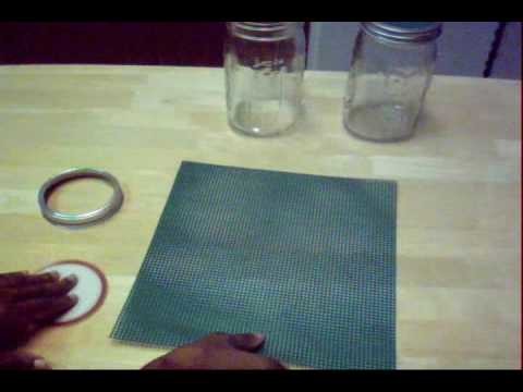 How to Make a Sprouting Lid with Plastic Canvas