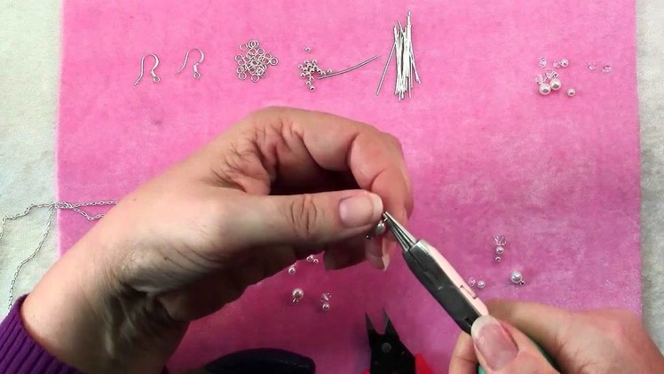 How To Make Bridal Pearl & Crystal Earrings