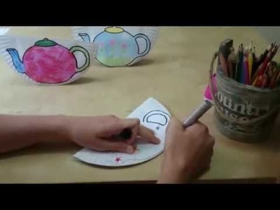 "I'm a Little Teapot" kids craft idea: how to make a Tipping Teapot