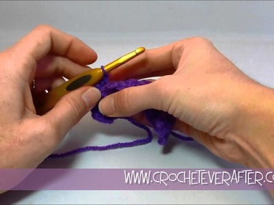 Left Hand Single Crochet Tutorial #5: SC in Back Loop Only
