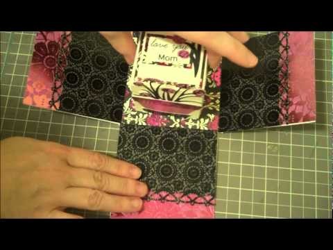 My Pink Stamper National Scrapbook Day Explosion Box Mother's Day Project