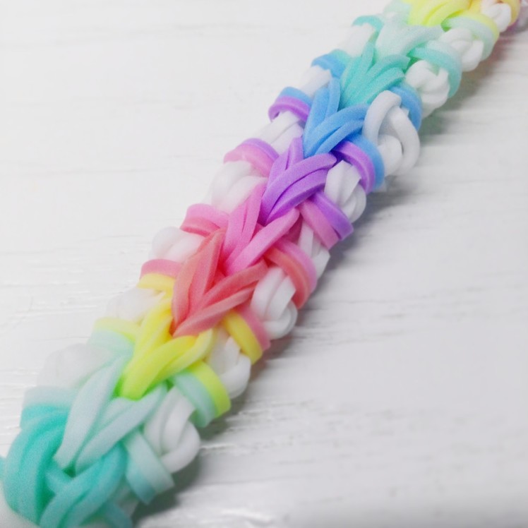 NEW Double Origami Rainbow Loom Bracelet Tutorial (Original Design)