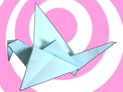 Origami Flapping Bird (Crane) Instructions
