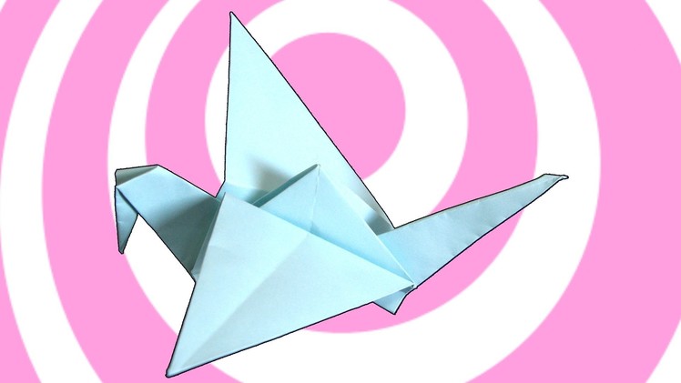 Origami Flapping Bird (Crane) Instructions