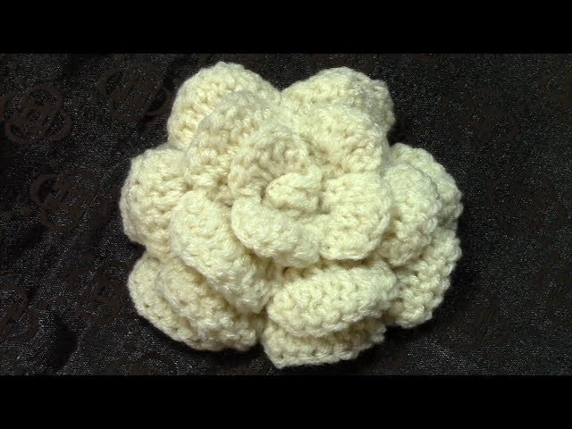 Part 2, Crochet Flower Tutorial, DIY, Slow Motion Details