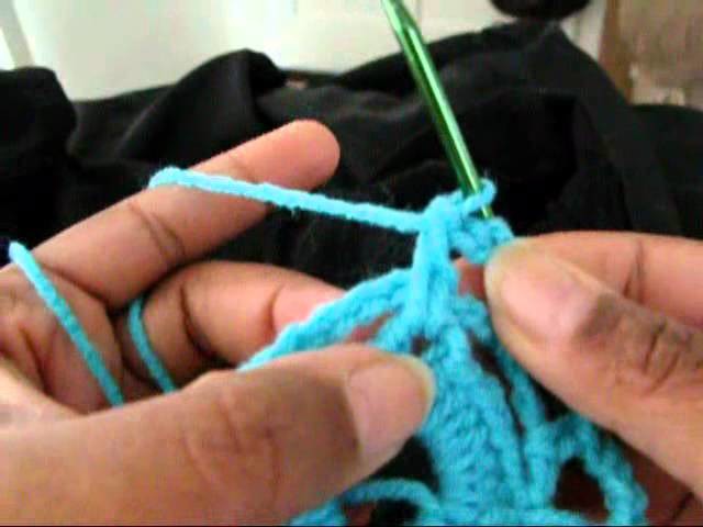 Ruffle Chain Crochet flower tut