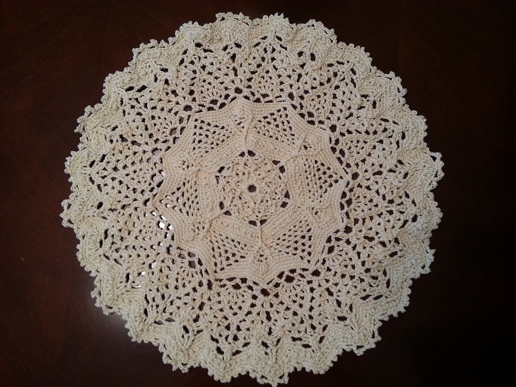 Twisted Veins Doily Part 1