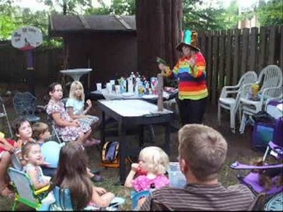 Vancouver BC Kids Learn from Live Parrot Tricks Birthday Party Entertainment with Art Craft Creation