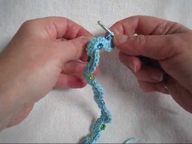 Winding Lane Crochet Bracelet, Part 4