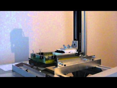 3D Printer DLP Printing with UV resin. 