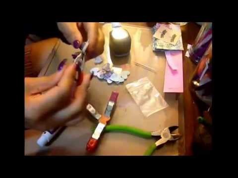 A closer look @Making my punch paper beads:)