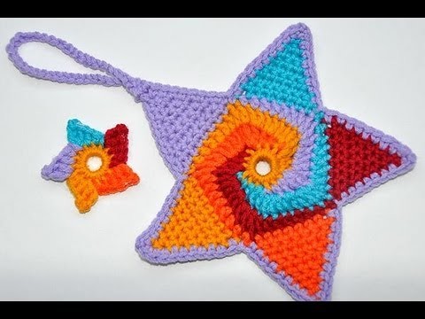 Advent Calendar * December 20 * Crochet Star "Tutti Frutti"
