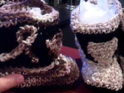 Crochet baby Cowboy Boots