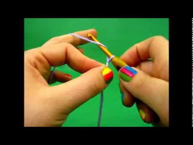 Crochet - How to do the chain stitch - ch