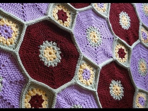 Crochet Octagon & Squares Throw: Complete Tutorial