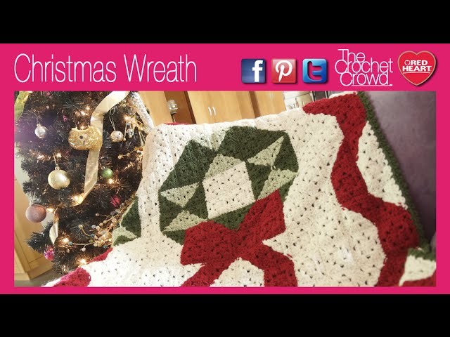 Crochet Wreath Throw Tutorial