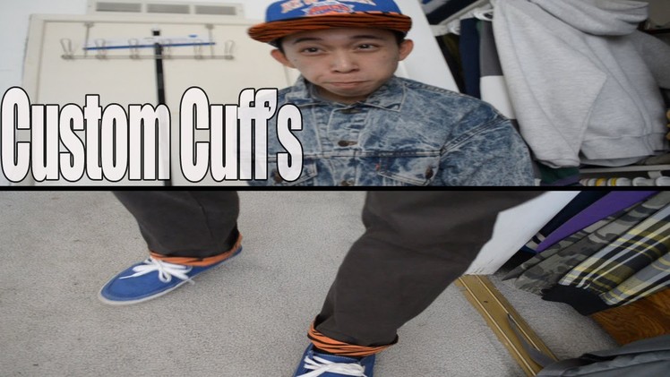 Custom pant's cuffs tutorial [DIY]