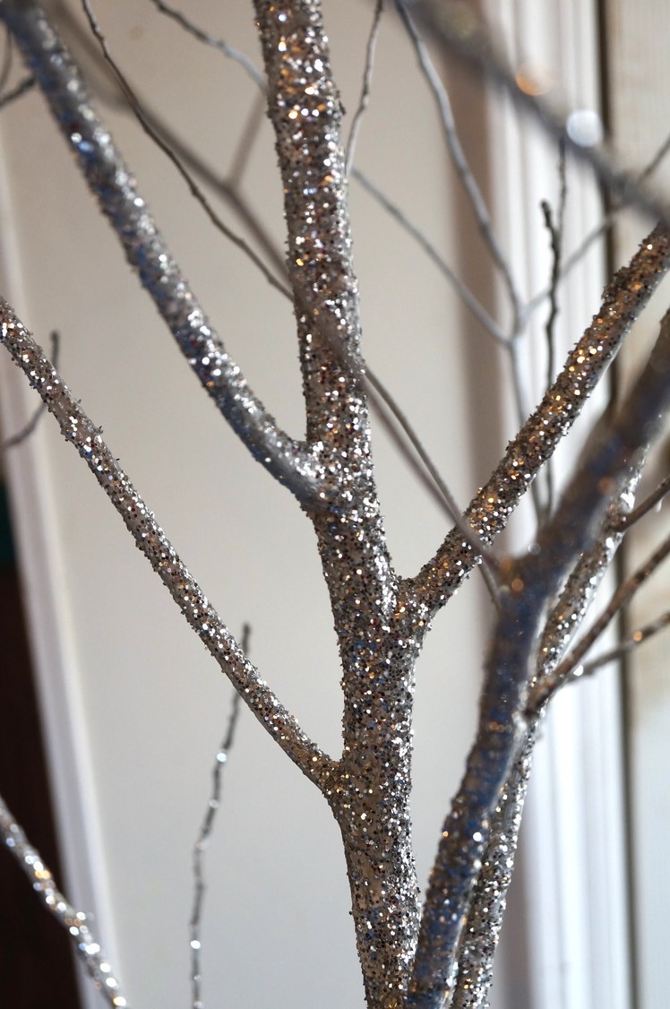 Decorating Winter Trees for Wedding