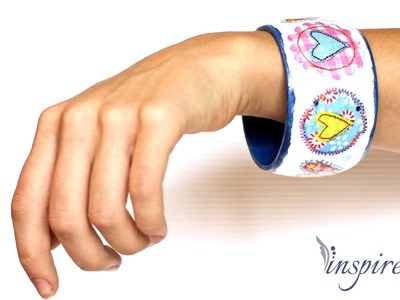 Decoupage tutorial - bracelet with hearts