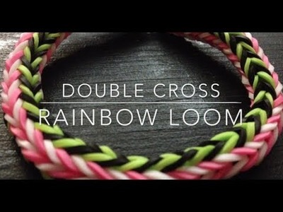 DIY: Double Cross - Rainbow Loom Tutorial ♡ Theeasydiy #RainbowLoom