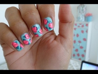 Do my nails with me! Shabby Chic Inspired!